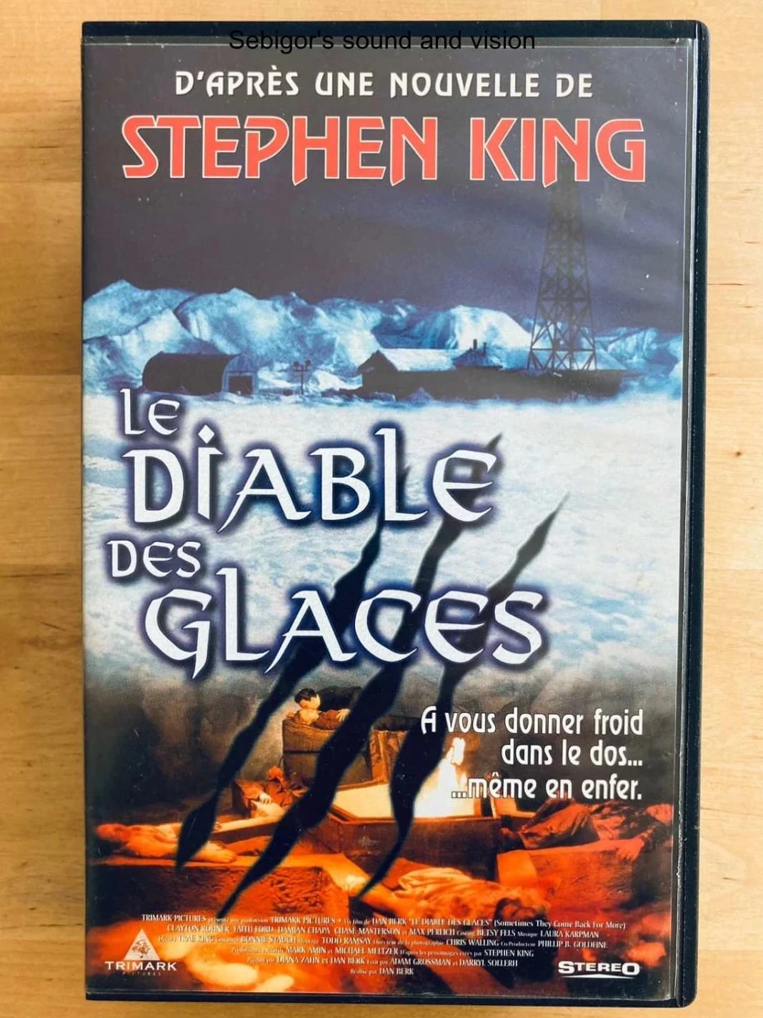 Cassette VHS Le diable des glaces Stephen King: